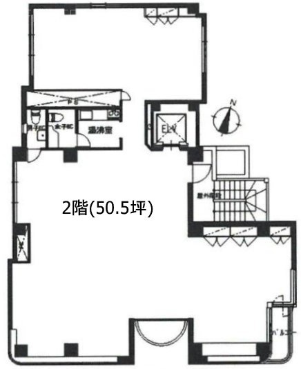 TSK笹塚ビル2F 間取り図