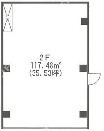 BPRスクエア六本木2F 間取り図