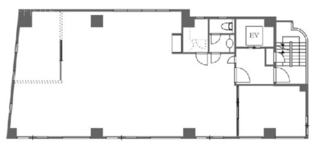 スズキビル2F 間取り図