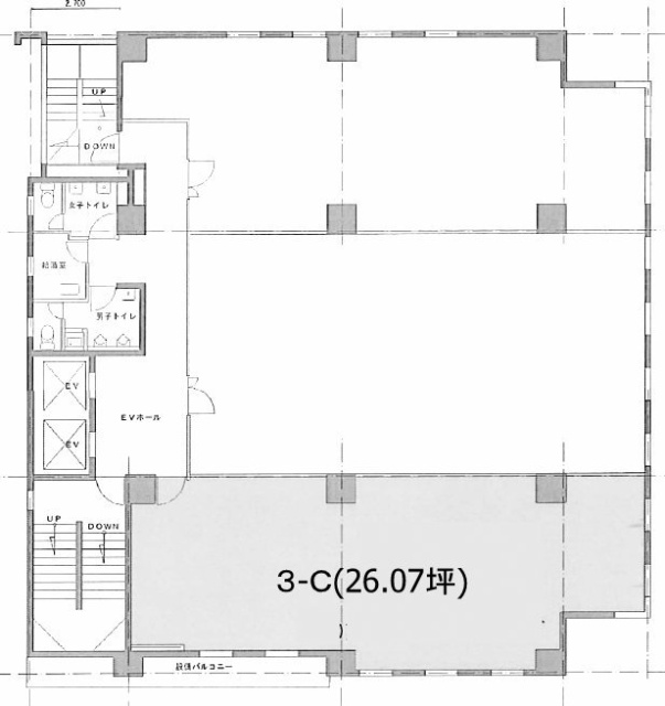 横浜YS西口ビルC 間取り図