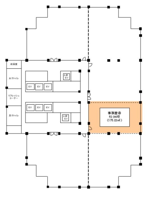 日石横浜ビル4 間取り図