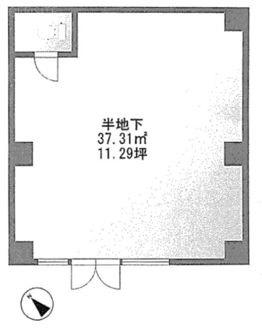 ムサシノビルB 間取り図