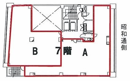 銀座セントラルビル7F 間取り図