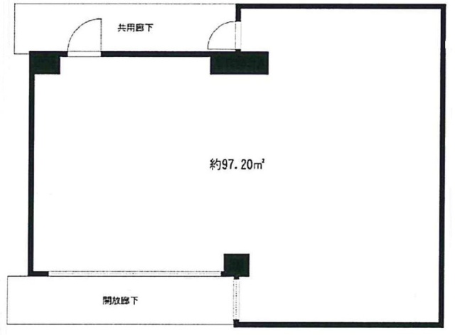 ライオンズマンション関内ビル201 間取り図