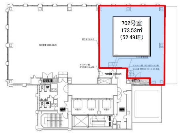 NBF池袋タワー702 間取り図