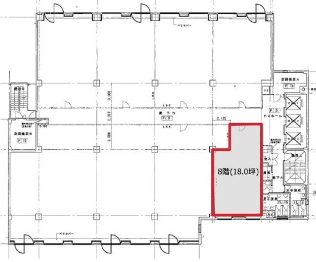 アーバン虎ノ門8F 間取り図