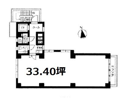 細田ビル4F 間取り図