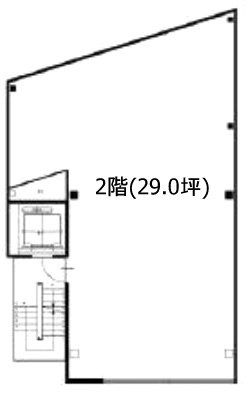 ACN高田馬場ビル2F 間取り図