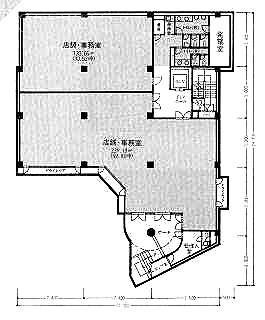 BIZ原宿ビルB1F 間取り図