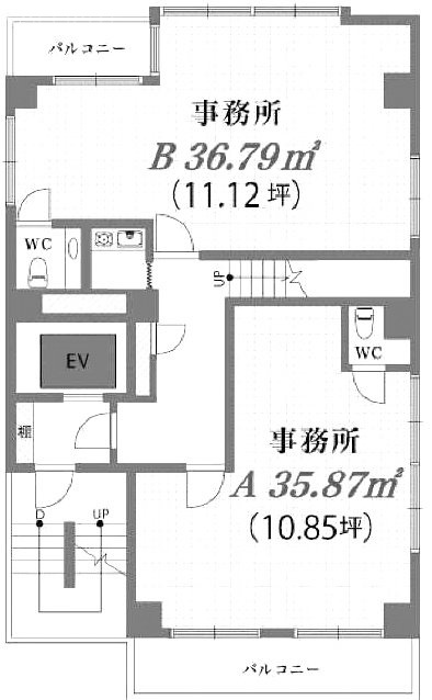 NOVEL WORK JimbochoB 間取り図