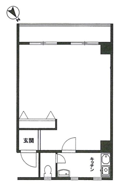 サウス青山マンションビル305 間取り図