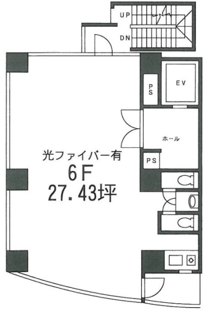 シャルマンビル6F 間取り図