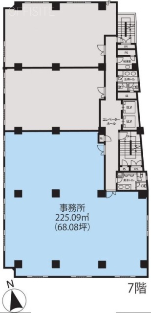 新麹町ビル7F 間取り図