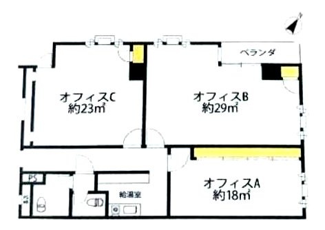 ドルミ赤坂3F 間取り図