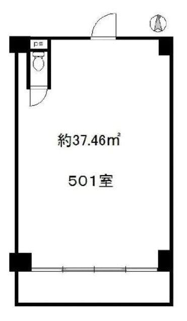 湘和ビル501 間取り図