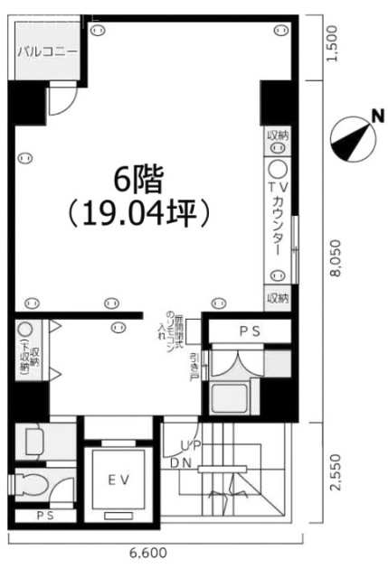 新横浜TSビル6F 間取り図