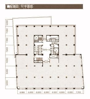 野村不動産日本橋本町ビル7F 間取り図