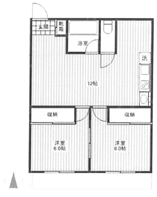 LUCA(ルカ)401 間取り図