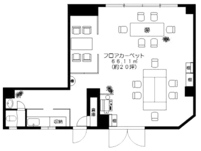 本郷サンハイツビル1F 間取り図
