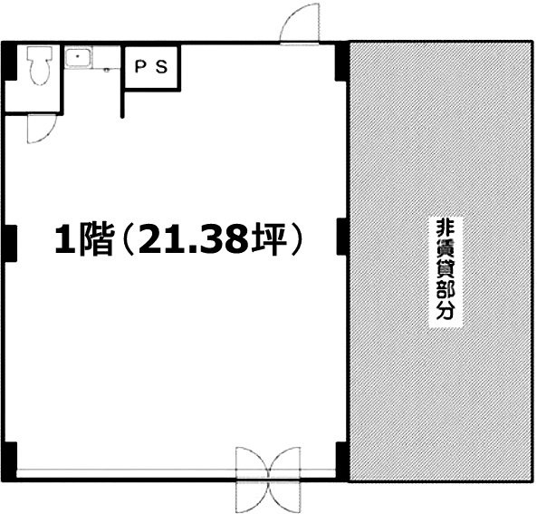 シノセビル1F 間取り図