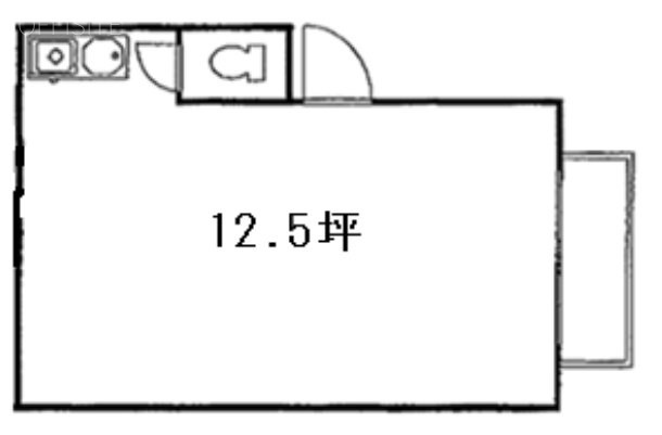 明成ビル202 間取り図