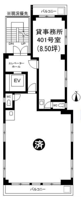 鈴惣ビル401 間取り図