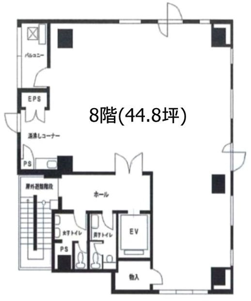 京橋TSビル8F 間取り図