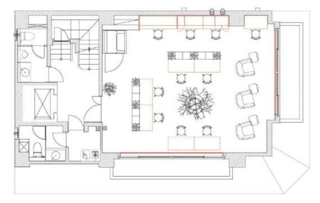 U square 高田馬場5F 間取り図