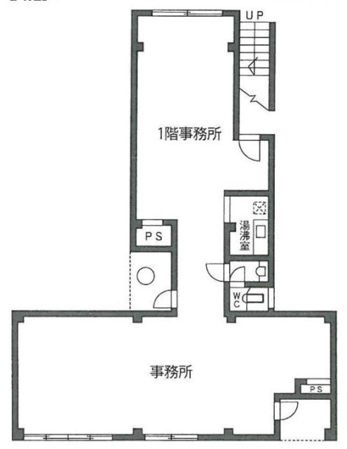 藤井ビル1F 間取り図