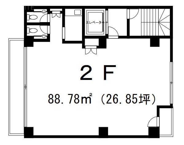 長嶋ビル2F 間取り図