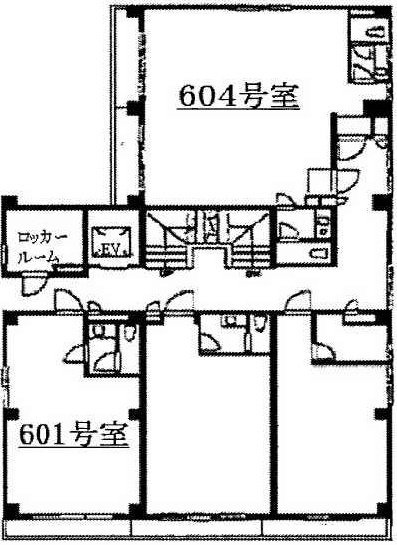 杉本ビル601 間取り図
