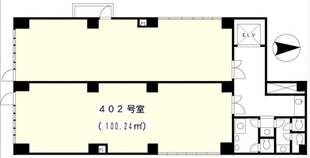 ヴァルス山下町ビル402 間取り図