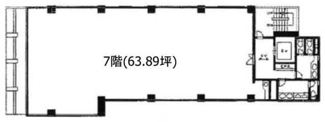 市ヶ谷MSビル7F 間取り図