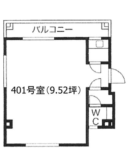 キャナールビル401 間取り図
