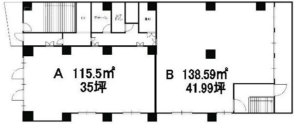 ベルメイゾン浜町ビルA 間取り図
