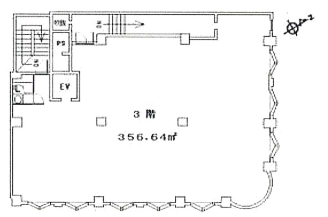 吉祥寺メイズ・ワンビル3F 間取り図