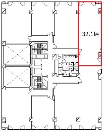 大樹生命横浜桜木町ビル6F 間取り図