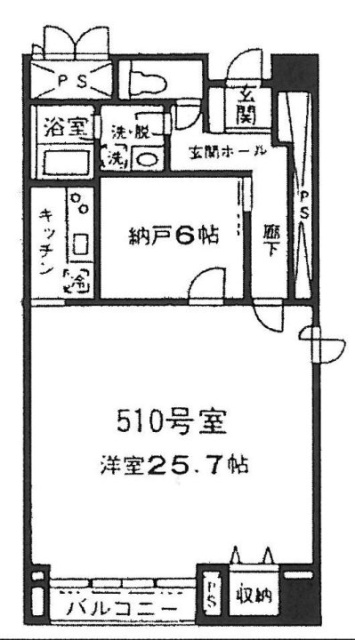 イースト六本木ビル510 間取り図
