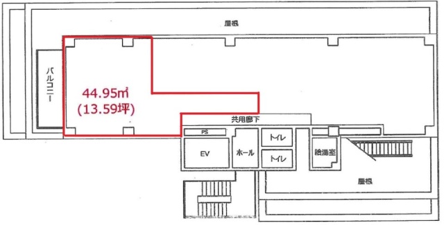 広小路ビル8F 間取り図