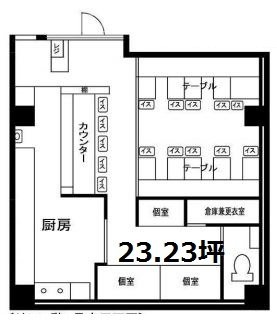 御徒町グリーンハイツB1F 間取り図