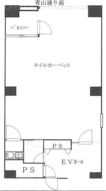 ワークス南青山3F 間取り図