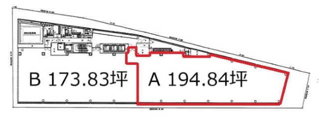 汐留イーストサイドビル6F 間取り図
