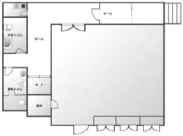 芳和三田綱坂ビル1F 間取り図
