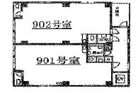 杉本ビル901 間取り図