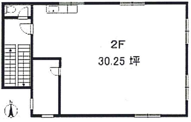 清水ビル2F 間取り図