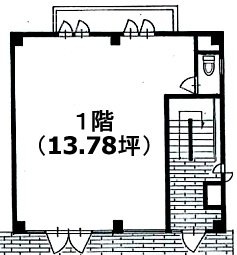 エクセルシロタビル1F 間取り図