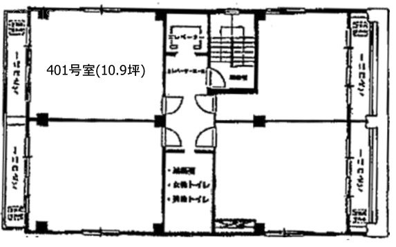 廣田ビル401 間取り図