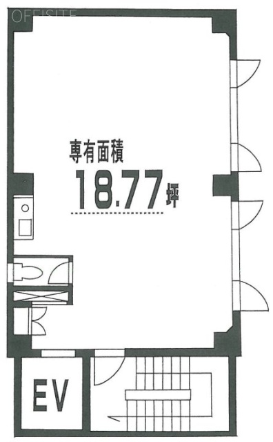 三田耀ビル2F 間取り図