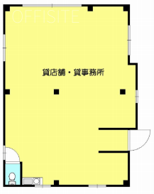 須貝ビル1F 間取り図
