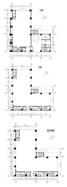 秋葉原中央通りビルB2F～9F 間取り図